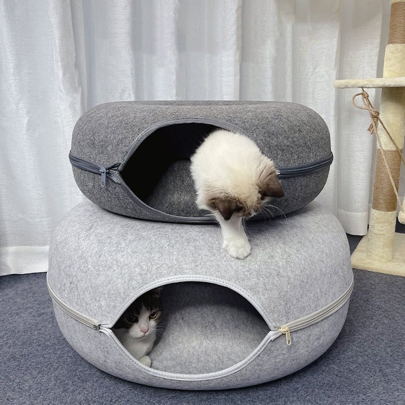 Der Katzendonut / Tunnelspielbett