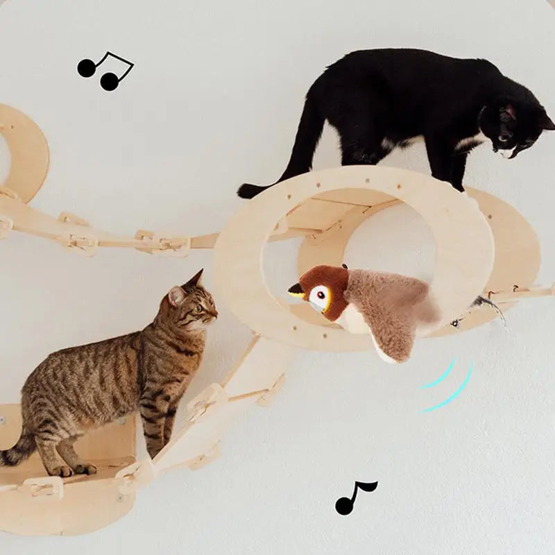Flatternder Vogel Katzenspielzeug