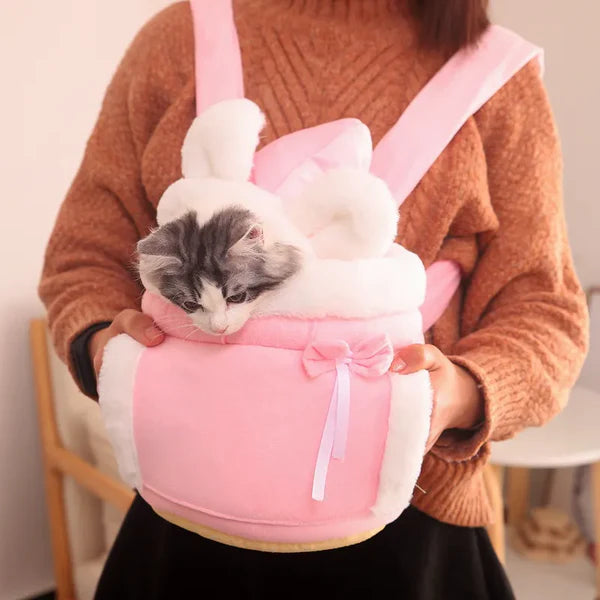 Katzen-Tragegurt mit Weichem Plüsch – Bequem und Süßes Design