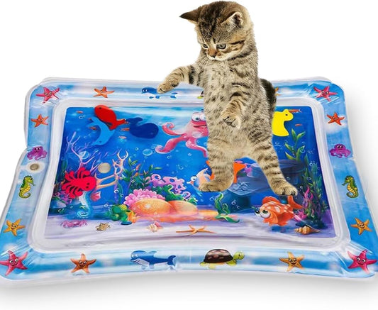 Katzen Spiel&Kühl Wassermatte (rechteckig)