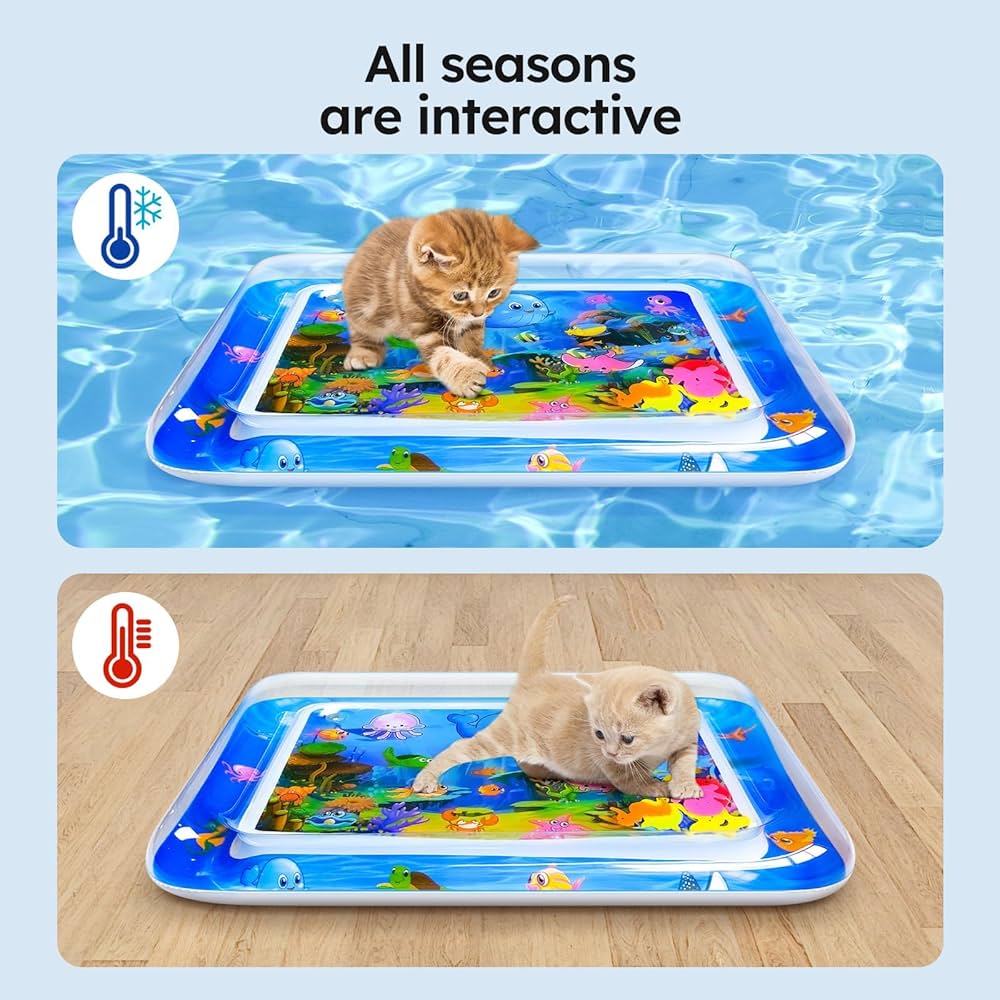 Katzen Spiel&Kühl Wassermatte (rechteckig)