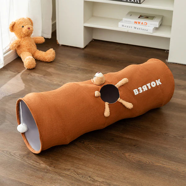 Faltbarer Katzen Spieltunnel