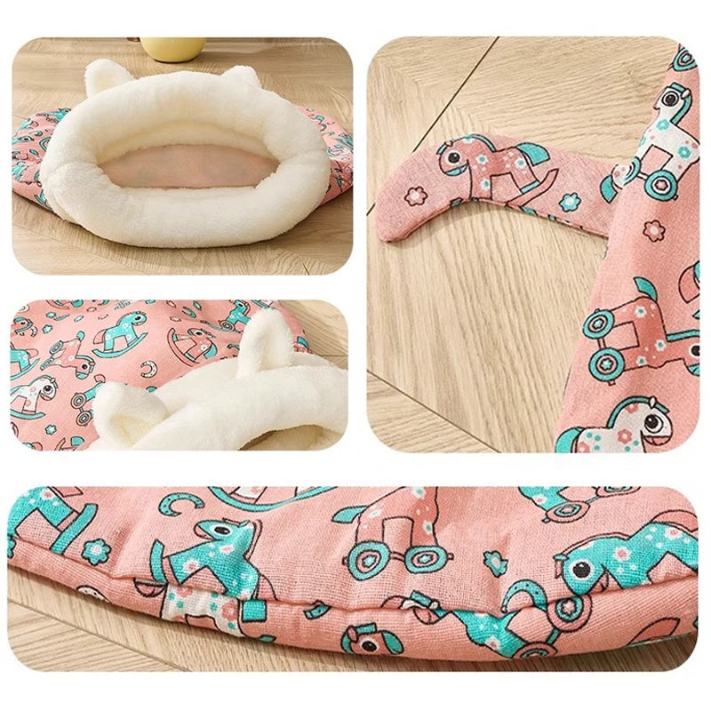 Gemütliches Katzen Schlafsack Kuschelbett