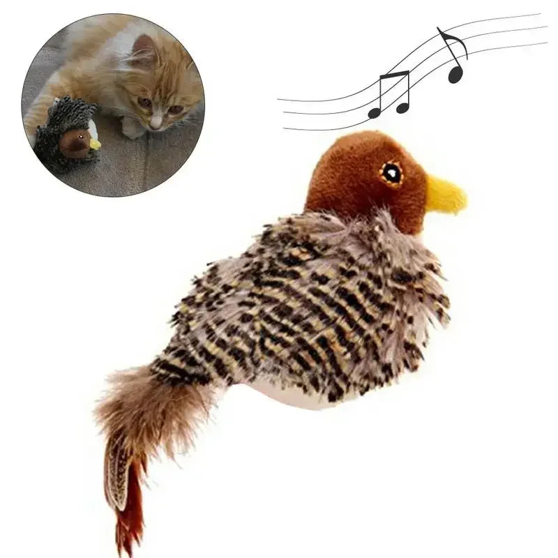 Zwitscherndes Vogelspielzeug für Katzen