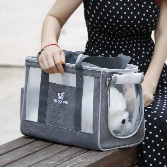Transparente Haustiertragetasche – Robuste und Bequeme Tragtasche für Katzen und Kleine Hunde